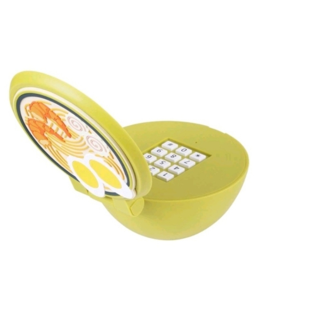 Novelty RAMEN BOWL Bluetooth Wireless Green Phone Handset Receiver New In Box. T